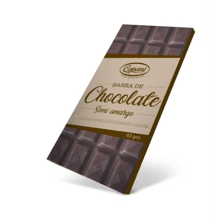 BARRA CHOCOLATE S/AMARGO 63 grs