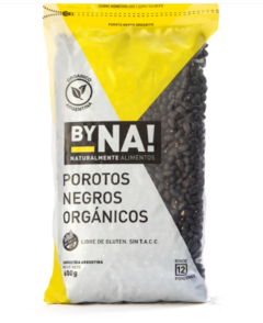 Porotos Negros ORGANICOS x 600 g BYNA!