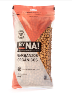 Garbanzos ORGANICOS x 600 g BYNA!
