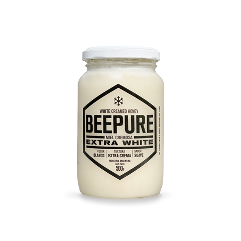 Miel extra blanca cremosa BEEPURE x 500 g