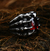 PRE-VENTA Anillo MONSTER RED Acero 316L en internet