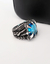 PRE-VENTA Anillo CLAW BLUE STONE acero 316L - Murder Doll