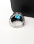 PRE-VENTA Anillo CLAW BLUE STONE acero 316L - tienda online