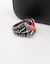PRE-VENTA Anillo CLAW RED STONE Acero 316L - comprar online
