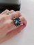PRE-VENTA Anillo CLAW BLUE STONE acero 316L en internet