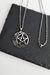Collar Crescent Moon Pentagram (acero quirúrgico) - comprar online