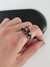 Anillo SKULL CRYSTAL RED acero quirúrgico en internet