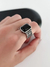 PRE-VENTA Anillo GOTH WHITE STONE Acero 316L - comprar online