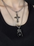 Collar Black Cross Skull Acero quirúrgico - comprar online
