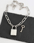 Collar Candado Silver