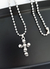 Collar Cross Skulls (Cadena de acero)