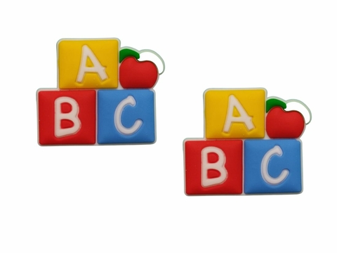 Apliques Emborrachado 1 Unidade ABC Maçã