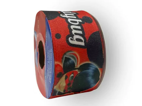 Fita De Gorgurão Estampada 38mm Bela Fita Nº9 LadyBug