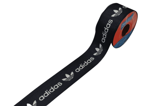 Fita De Gorgurão Estampada 38mm Bela Fita Nº9 Grife Famosa