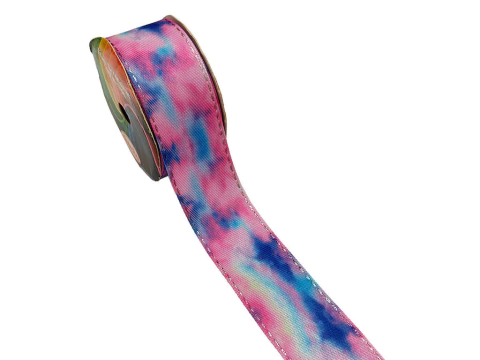 Fita Pespontada Jeans Tie Dye 38mm Cor 01 1 Metro