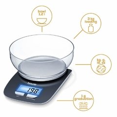 Balanza de cocina con Bowl y función TARA - KS 25 - comprar online
