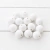 Bolas "chicle"de plástico blanco (25 unidades)