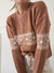 Sweater Azteca Marron