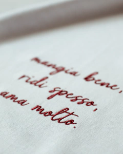 Pano de Copa Bordado - "Conselho de Nona" na internet