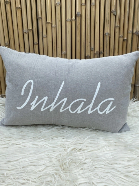 Almohadón Tussor estampado 40x60 cm Frase Estampado - comprar online