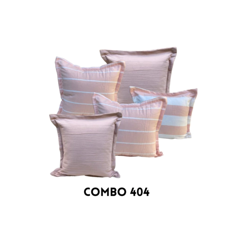 COMBO ALMOHADONES TUSSOR X5
