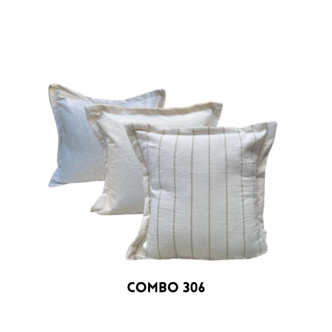 COMBO ALMOHADONES TUSOR X3