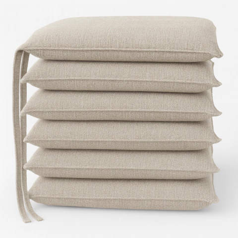 Almohadones Para Silla Chenille Antimancha C/ Cierre Pack X6 - comprar online