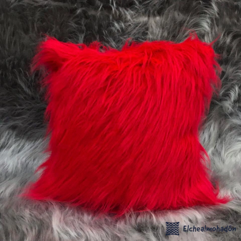 Funda Almohadón 30x30 cm Brasilera pelo extra largo - comprar online