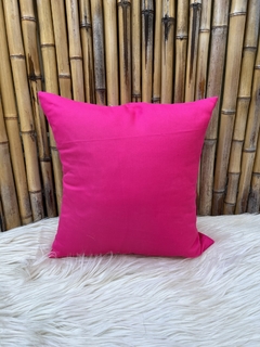 Almohadón 50x50cm liso batista decoración sublimar estampar vellón siliconado - tienda online