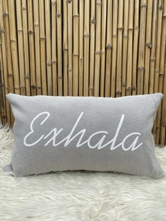 Almohadón Tussor estampado 40x60 cm Frase Estampado - comprar online