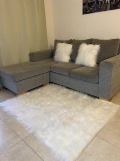 Alfombra 1 x 1,50 mts Brasilera Con Antideslizante. Pelo extra largo - comprar online