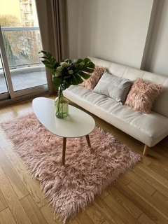Alfombra o Pie de Cama 1x1 mts Importada Sin Antideslizante Pelo extra largo - tienda online