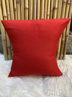 Almohadón 40x40cm liso batista decoración sublimar estampar vellón siliconado - tienda online