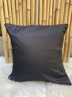 Almohadón 50x50cm liso batista decoración sublimar estampar vellón siliconado