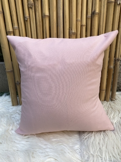 Almohadón 40x40cm liso batista decoración sublimar estampar vellón siliconado - comprar online