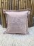 Almohadon 50x50 tusor con bordes relleno vellon siliconado - comprar online