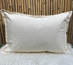 Almohadon 50x70 tusor con bordes relleno vellon siliconado - comprar online