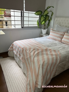 Combo Pie De Cama Tusor + (2) Almohadones Tusor + Alfombra - tienda online
