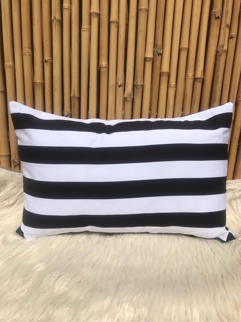 Almohadón 40x60 cm Lona Rayado - comprar online