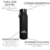 BOTELLA TÉRMICA MONTAGNE CON BOTÓN 700ML (IWUYBOTBTNN) en internet