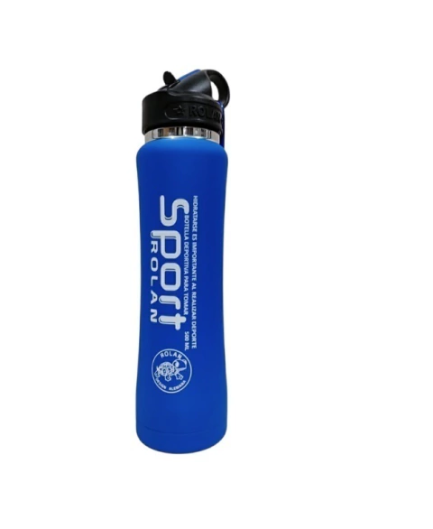 BOTELLA ROLAN TÉRMICA 500 ML DEPORTIVA CON PICO (BOTELLAROLAN500)