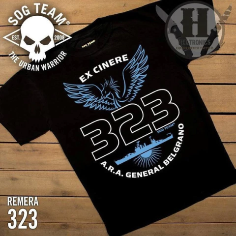 REMERA SOG TEAM 323 EX CINERE ARA GRAL BELGRANO (SOGREM323EXCINE)