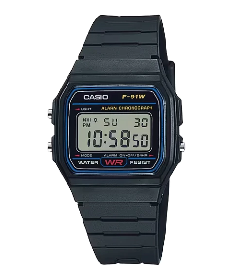 RELOJ CASIO VINTAGE F-91W-1D (F-91W-1D) - comprar online