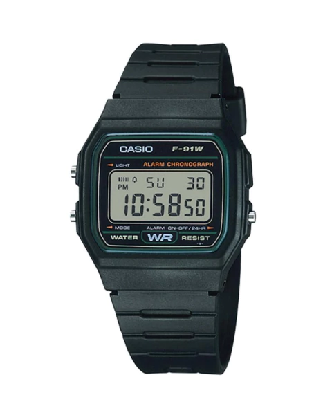 RELOJ CASIO VINTAGE F-91W-3D (F-91W-3D) - comprar online