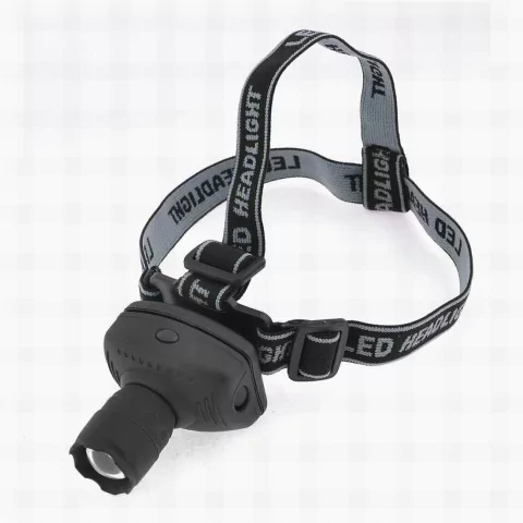 LINTERNA FRONTAL LED PLÁSTICO CON ZOOM 4393 (LINTERFRONT4393)