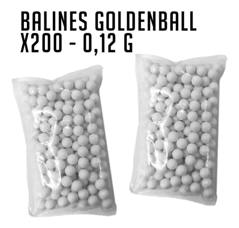 BALINES GOLDEN BALL PLÁSTICOS X200 6MM (5801)