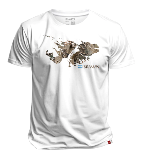 REMERA BRAMAN ALGODÓN MALVINAS (MALVINAS) - comprar online