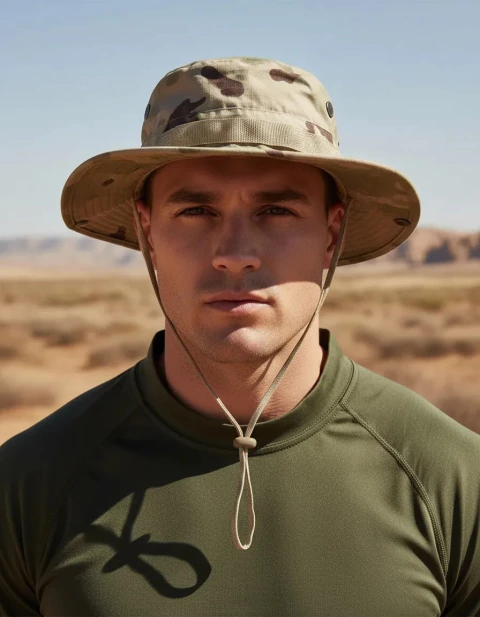 GORRO SOMBRERO BONNIE AUSTRALIANO CAMUFLADO (BONNIECAMU) - comprar online