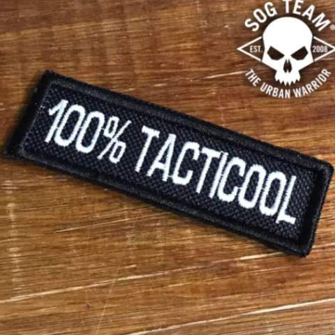 PARCHE SOG TEAM 100% TACTICOOL (SOGPARTACTICOOL)