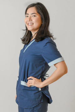 CASACA TINA AZUL MARINO Y CELESTE - comprar online